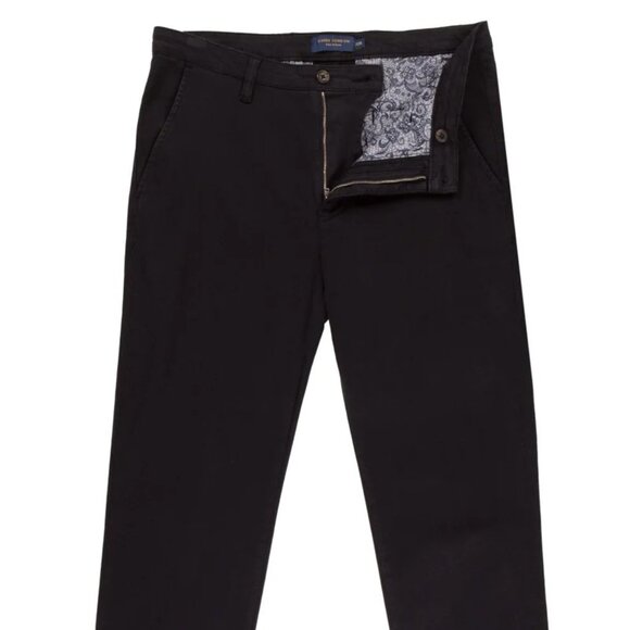 Guide London Navy Overdyed Side Pocket Chino Pants - Picture 1 of 3